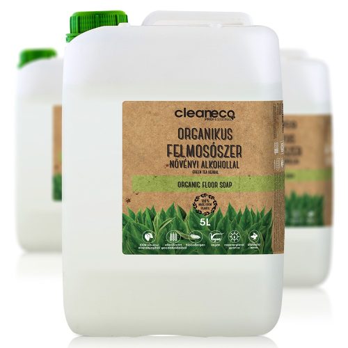 Organikus Felmosószer növényi alkohollal - Green Tea Herbal 5L - újrahasznosított csomagolásban