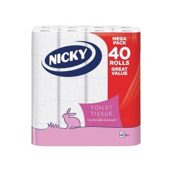 Nicky Toalettp.Bigpack Kamilla 3 rétegű 40 tekercses 