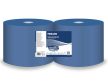 Közületi tekercses ipari törlőpapír, 3r. kék, 500 lap, 170m 100% cell.